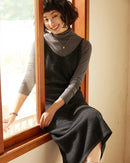 Cashmere V-Neck Slip Dress