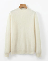 Soft Cashmere Mock-Neck Sweater