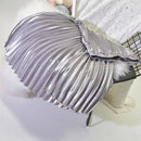 Velvet High Waist Pleated Skirt