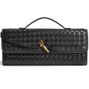 Woven Leather Bags For Evening Crossbody And Clutch