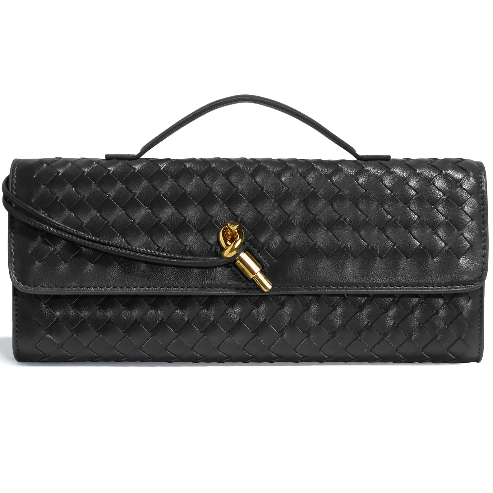 Woven Leather Bags For Evening Crossbody And Clutch