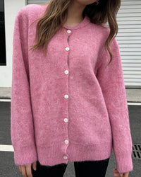 Button Front Knit Cardigan Sweater