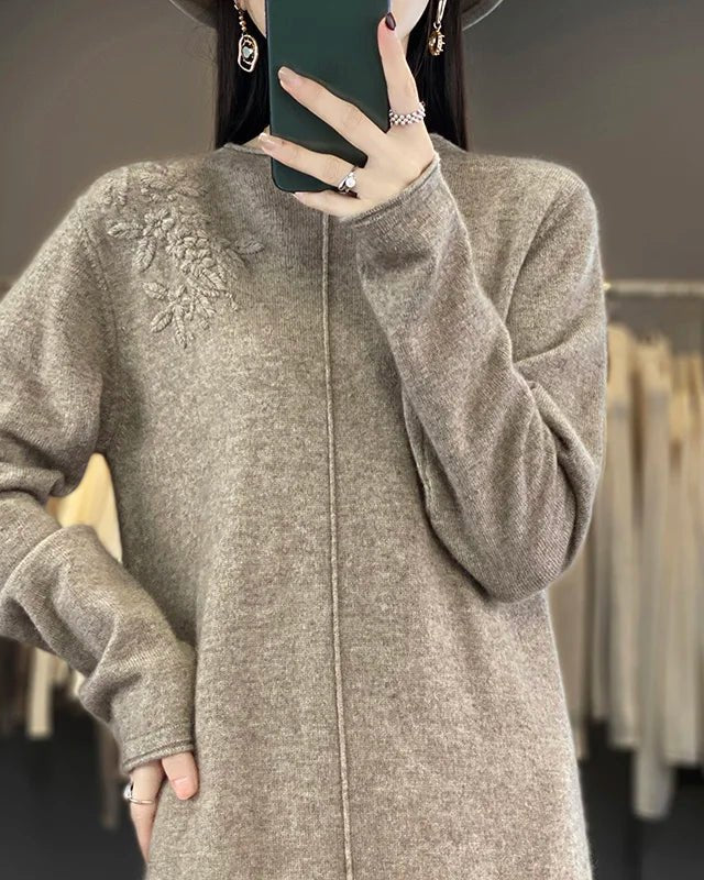 Wool Knitted Long Dress