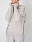 Turtleneck Oversized Pullover Sweater