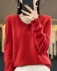 Extrafine Merino Wool V-Neck Sweater