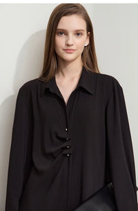 Solid Loose Chic Chiffon Blouses