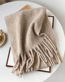 Longline Knitted Shawl Scarf