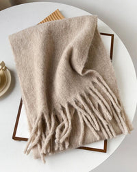 Longline Knitted Shawl Scarf