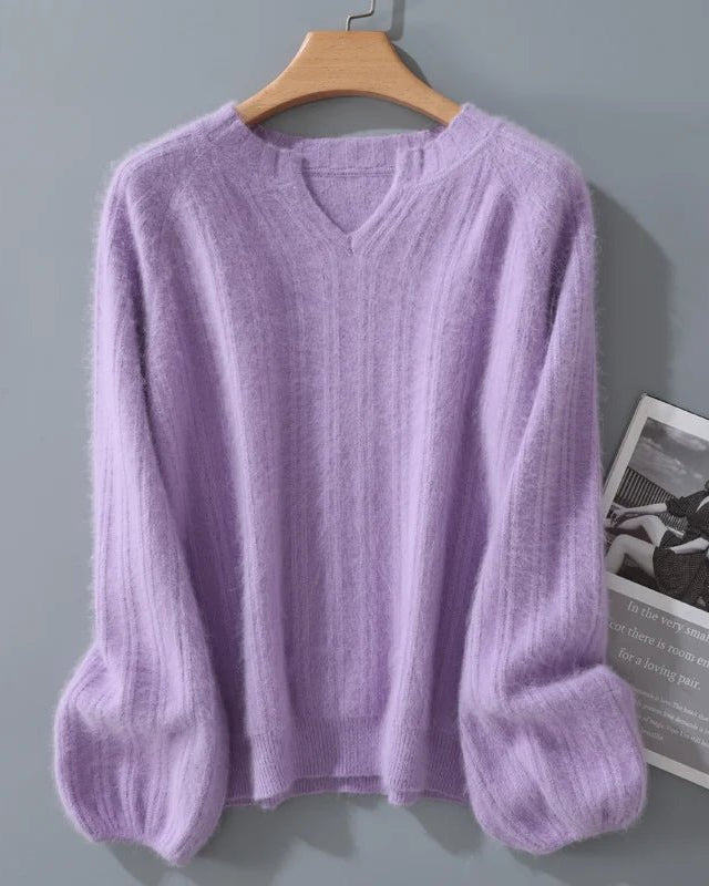 Mink Cashmere Knitted Pullover