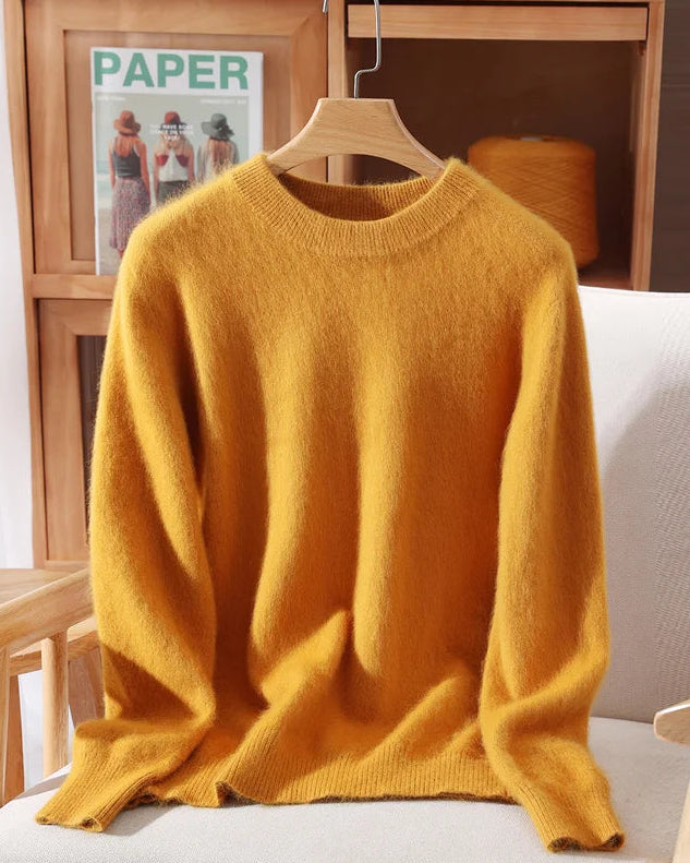 Mink Cashmere Crewneck Sweater