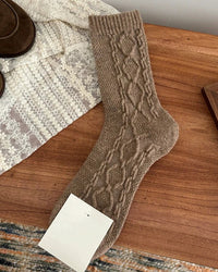 Wool Blend Casual Loose Socks