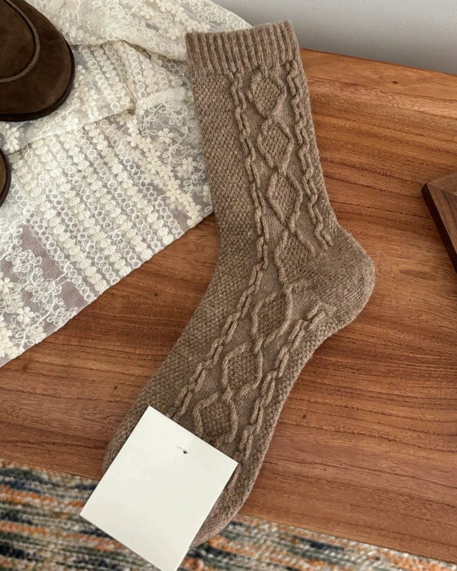 Wool Blend Casual Loose Socks