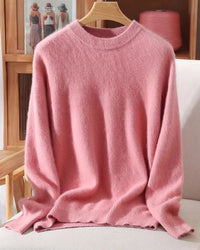 Mink Cashmere Crewneck Sweater
