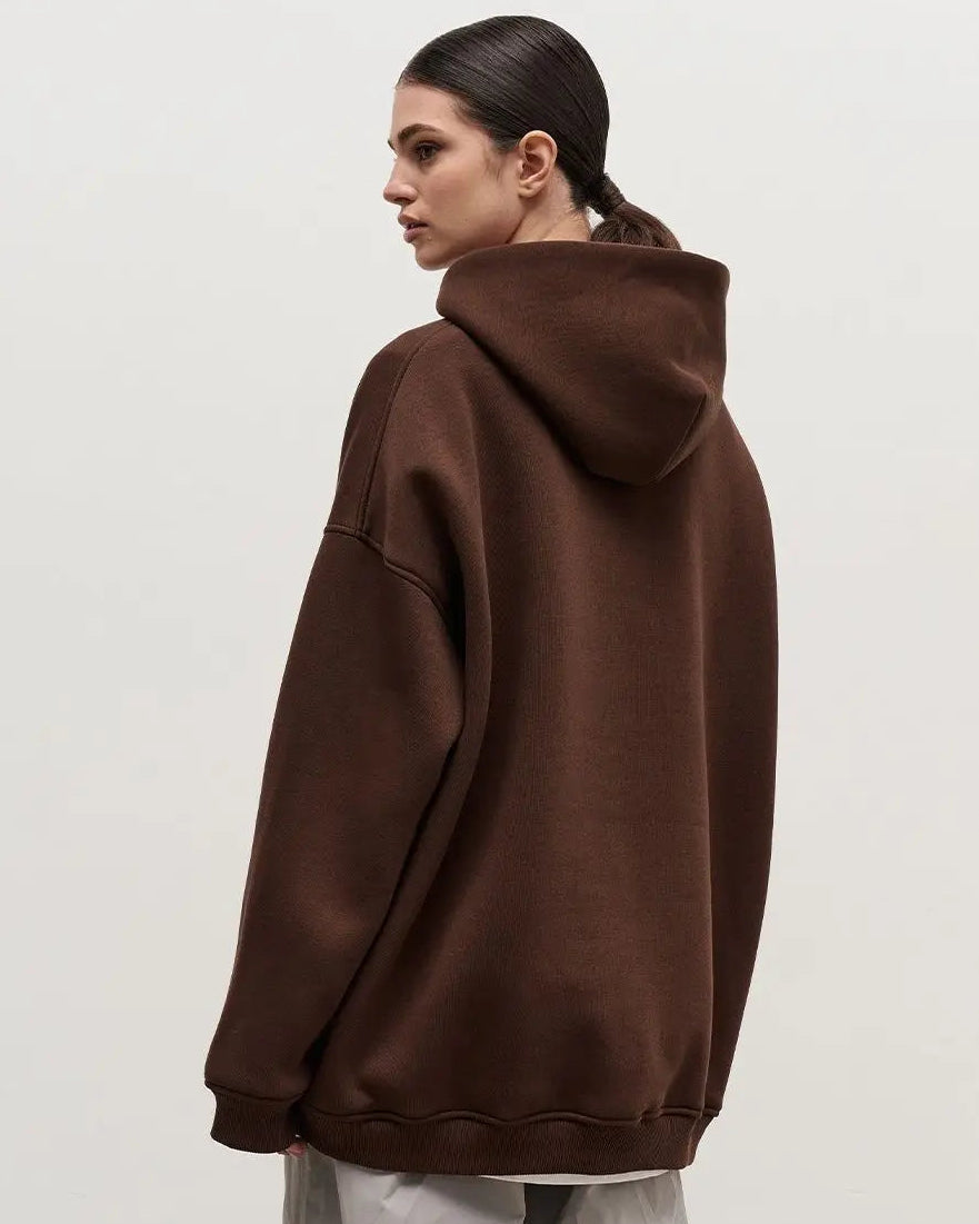 Fleece Oversized Hoodie Sweatshirt