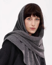 Soft Wool Triangle Wrap Scarf