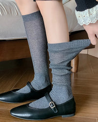 Everyday Knit Thigh-High Socks