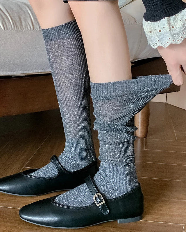 Everyday Knit Thigh-High Socks