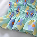 Print Folds Bohemian Sleeveless Vest