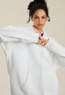 Loose Solid Color Hoodie