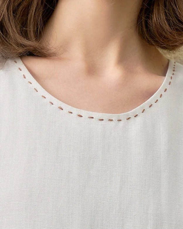 Casual Loose Sleeveless Round Neck A-Line Dress