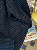 Round-Neck Oversized Knitted Pullover