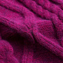 Twist Short V-Neck Single-breasted Knitted Cardigan