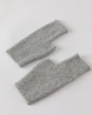 Raccoon Wool Fingerless Thumb Hole Gloves