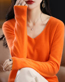 Merino Wool V-Neck Sweater