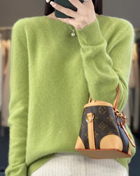 Extrafine Merino Wool Round-Neck Sweater