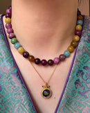 Natural Tourmaline Beaded Necklace