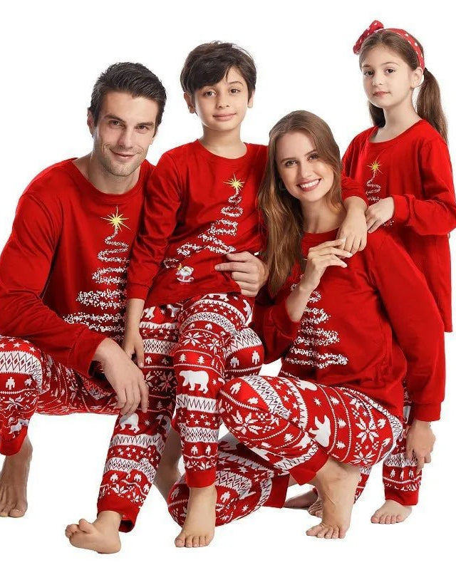 Christmas Parent-Child Pajamas Set
