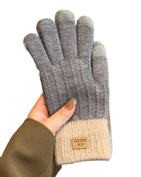 Cashmere Wool Winter Knit Gloves