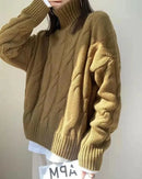 Fine Cashmere Turtleneck Knit Sweater