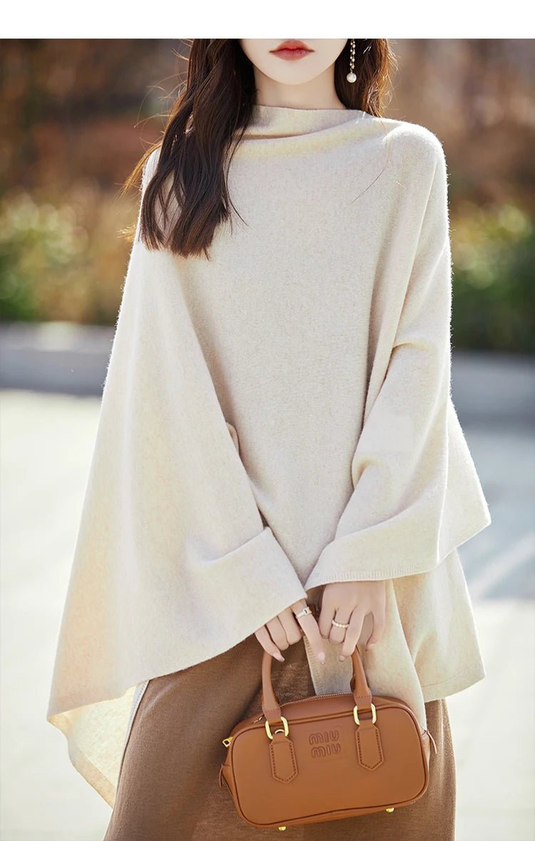 Solid Color Oversized Wool Pashmina Shawl