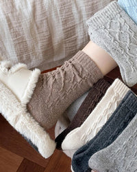 Wool Blend Casual Loose Socks