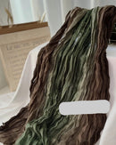 Pleated Long Scarf Shawl