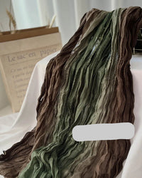 Pleated Long Scarf Shawl