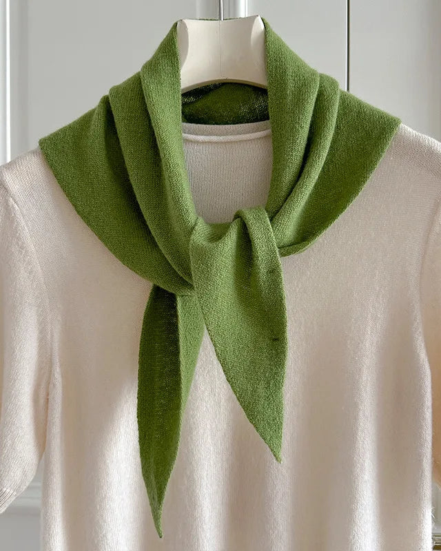 Women's Warm Wool Triangular Scarf