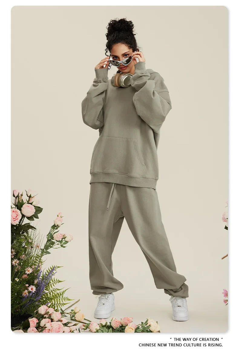 Loose Solid Color Sweatpants