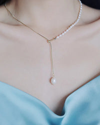 Freshwater Pearl Drop Pendant Necklace