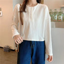 Button Design Long Sleeve Shirt