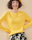 Casual Round Neck Loose Cashmere Sweater