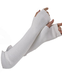 Ribbed Fingerless Arm Warmers