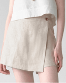 Casual Loose High-Waisted Skirt-Style Shorts