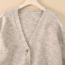 Wool Blend Soft Knitted Short Cardigan