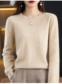 Soft Cashmere Knit Crew Neck Pullover