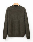 Soft Cashmere Mock-Neck Sweater