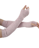 Ribbed Fingerless Arm Warmers