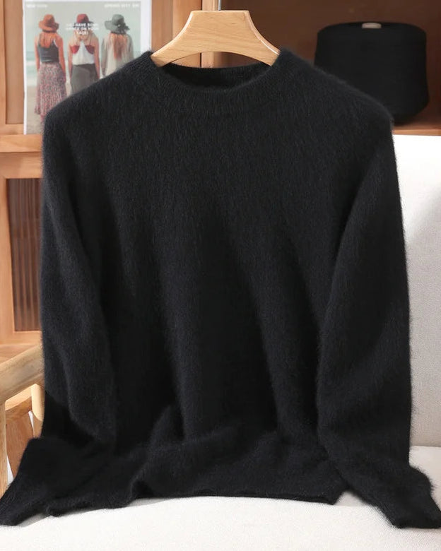 Mink Cashmere Crewneck Sweater