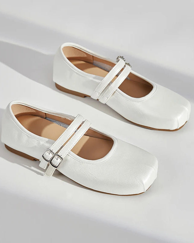 Silver Princess-Style Ballet Flats